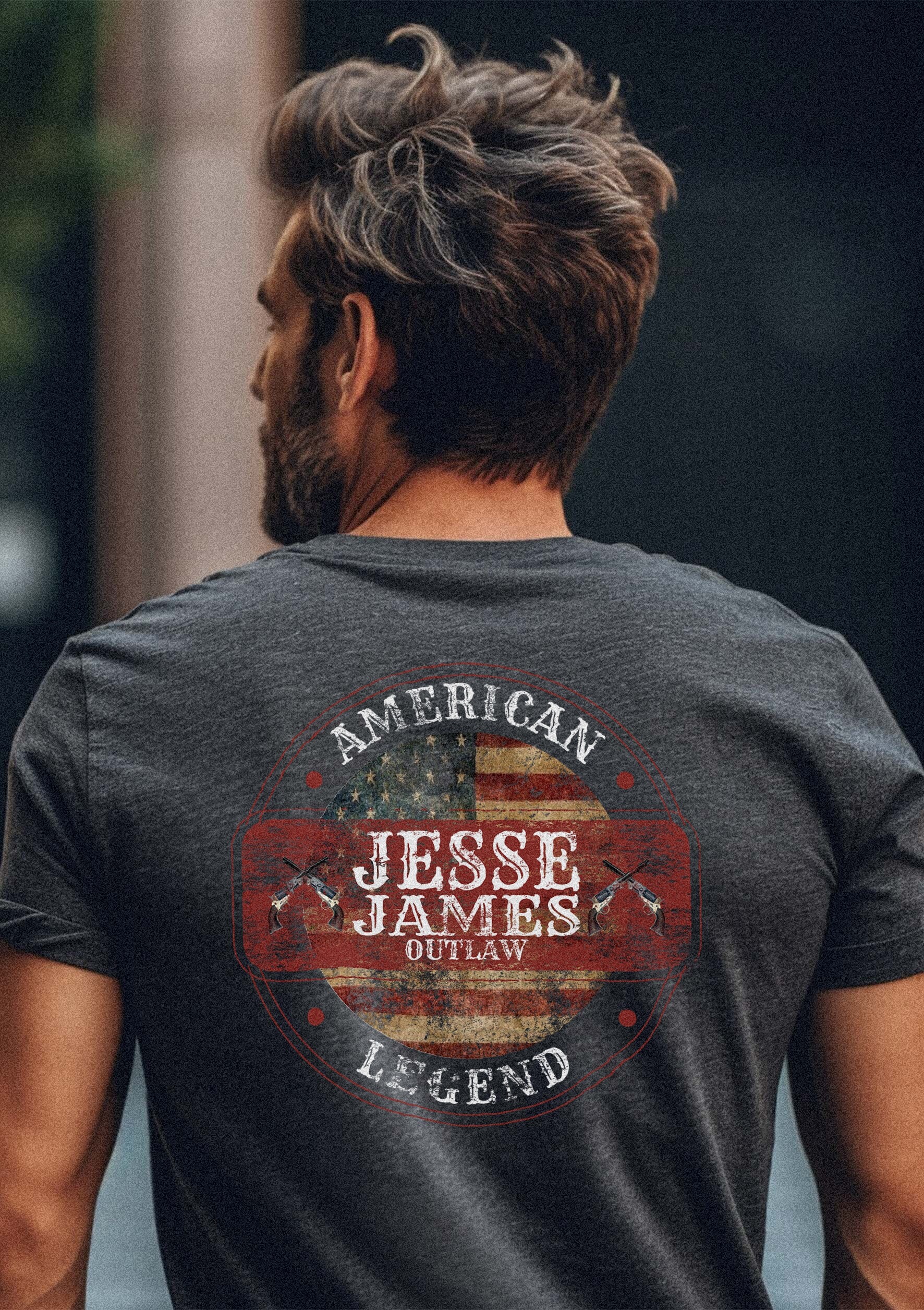 american-legends-jesse-james-t-shirt-back-graphic-dark-heather-grey american-legends-jesse-james-t-shirt-back-graphic-dark-heather-grey
