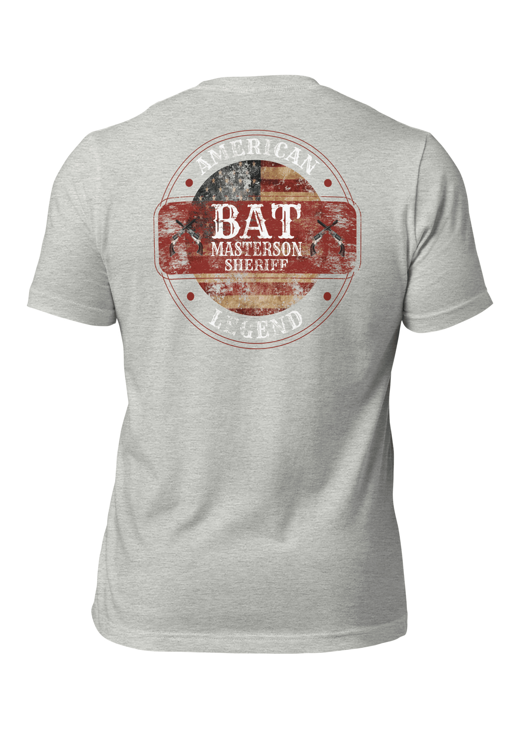 American-legend-bat-masterson-t-shirt-ghost-athletic-heather American-legend-bat-masterson-t-shirt-ghost-athletic-heather