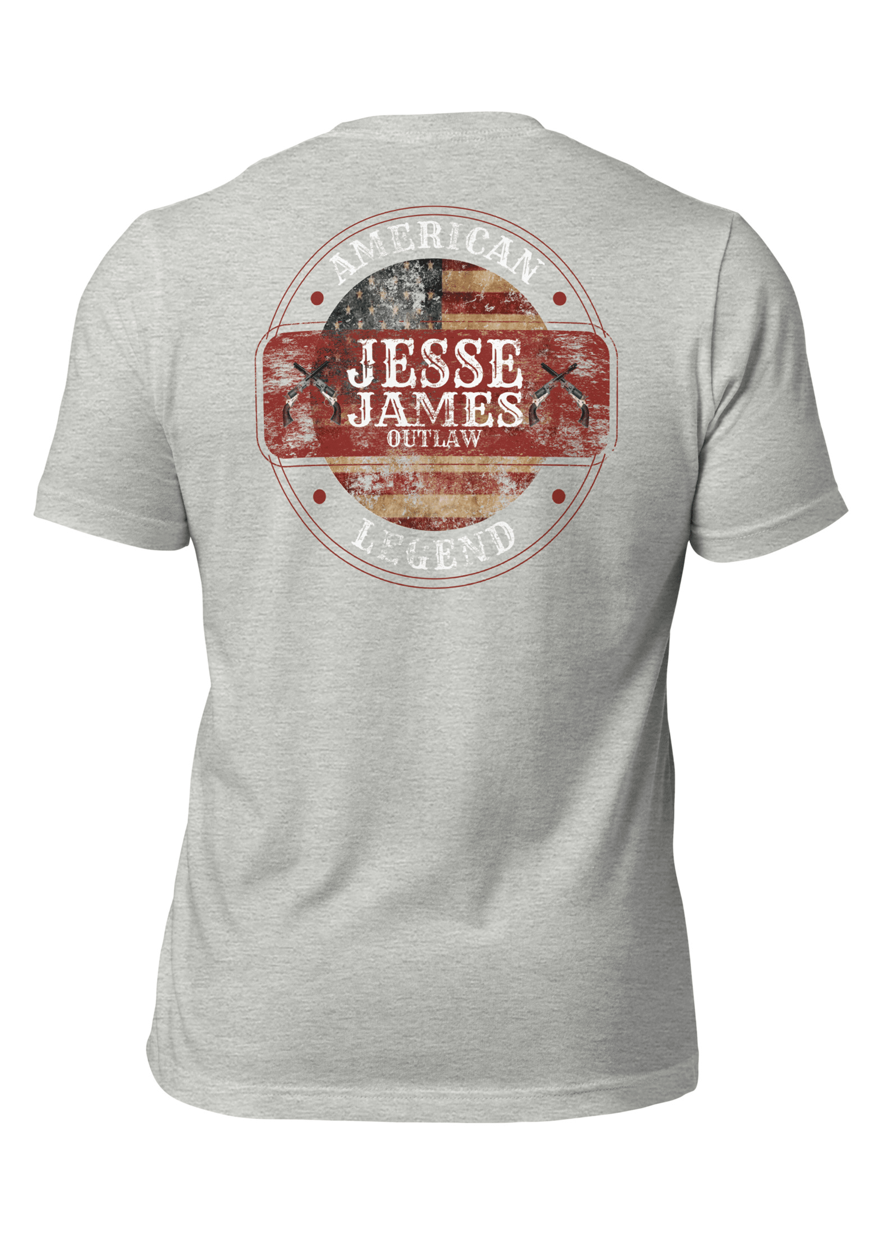 American-legend-jesse-james-t-shirt-ghost-athletic-heather American-legend-jesse-james-t-shirt-ghost-athletic-heather