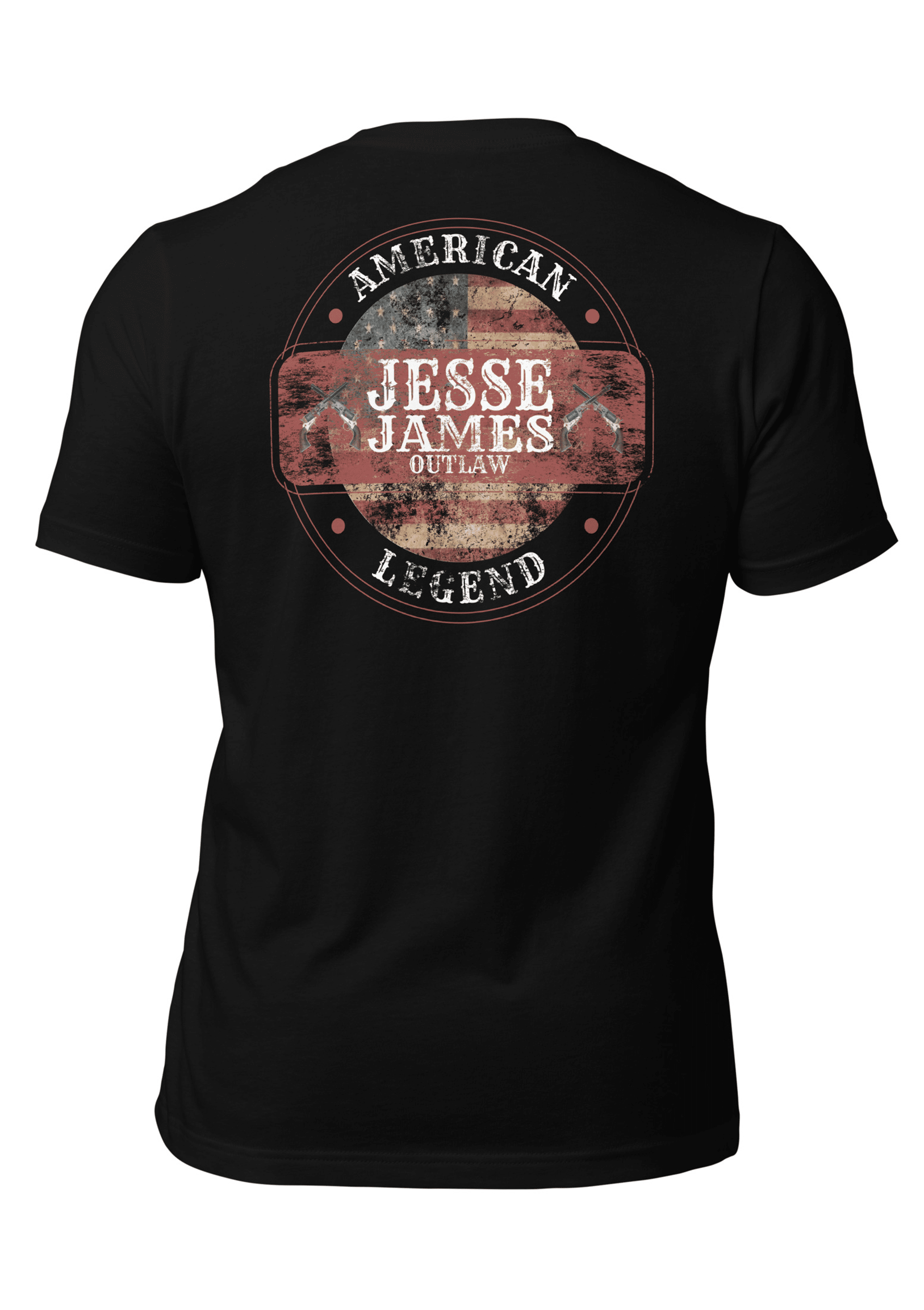 American-legend-jesse-james-t-shirt-ghost-black American-legend-jesse-james-t-shirt-ghost-black