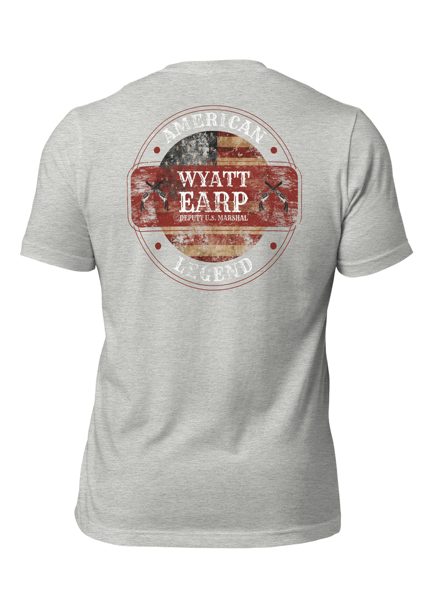 American-legend-wyatt-earp-t-shirt-ghost-athletic-heather American-legend-wyatt-earp-t-shirt-ghost-athletic-heather